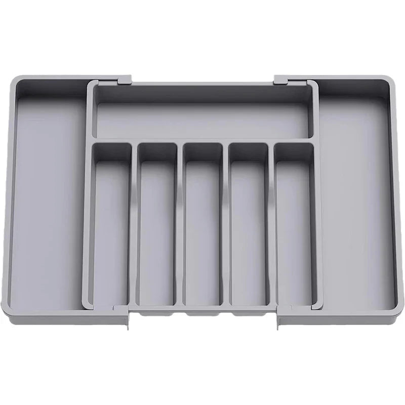 BowLift | Modulora Cutlery Drawer Insert | Expandable Cutlery Organizer | Adjustable Storage System Made of PP | 38×35 cm