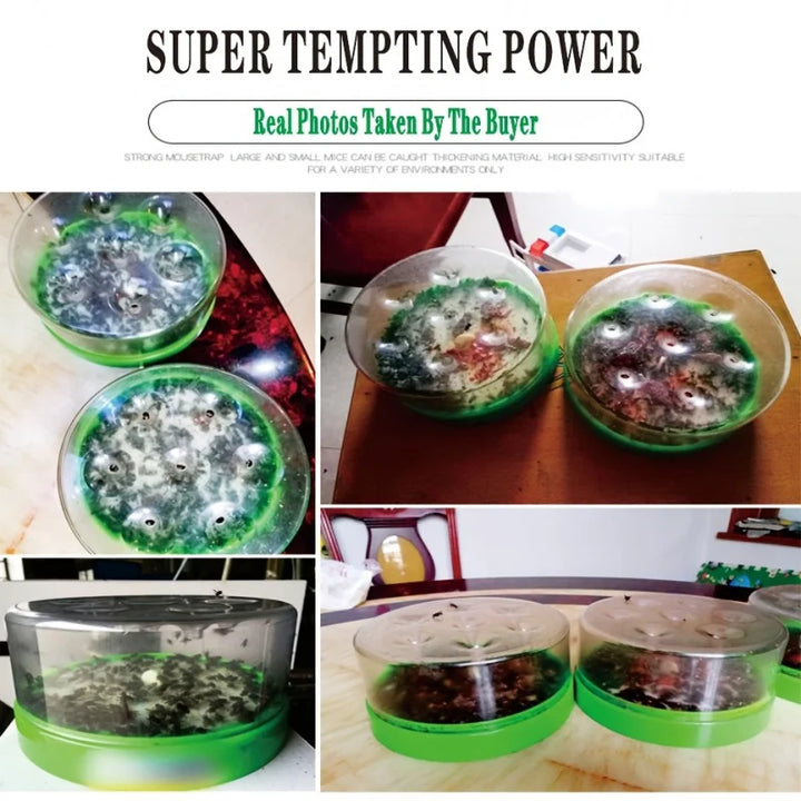 BowLift | Fly trap EcoFlyTrap 7 | 7 catch openings | Reusable & Non-toxic | Without electricity