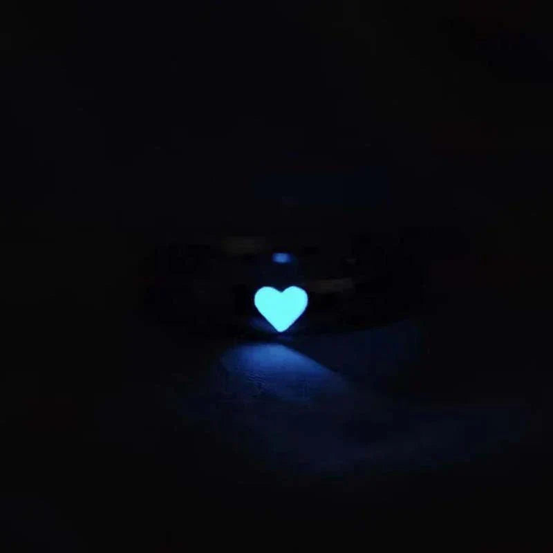 BowLift | Eternal Love Luminous Heart Couple Gift Ring
