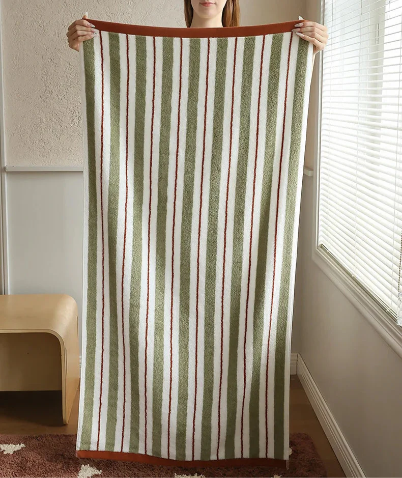 Colorful Stripe Cotton Towels | Bowlift