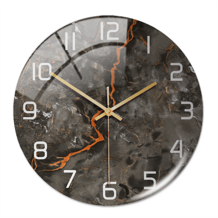 BowLift | Stylish Marble Wall Clock with Silent Mechanism