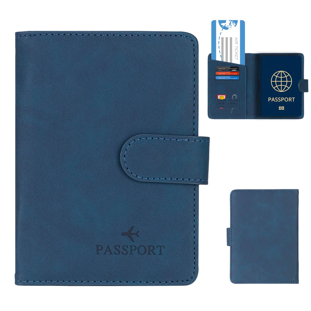 BowLift | Passport holder Travello | RFID protection | Real leather look | For women & men