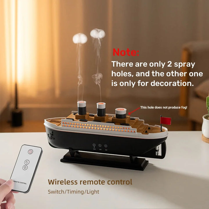 Luxury Ocean Liner Electric Aromatherapy Air Humidifier | Bowlift