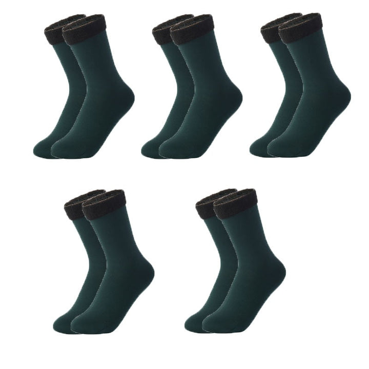 BowLift | Thermal Touch Winter Warm Solid Thick Socks