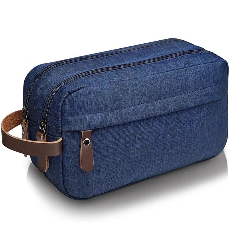 BowLift | Traveluxe Culture & Cosmetic Bag | Water Repellent | Premium Leather Handle