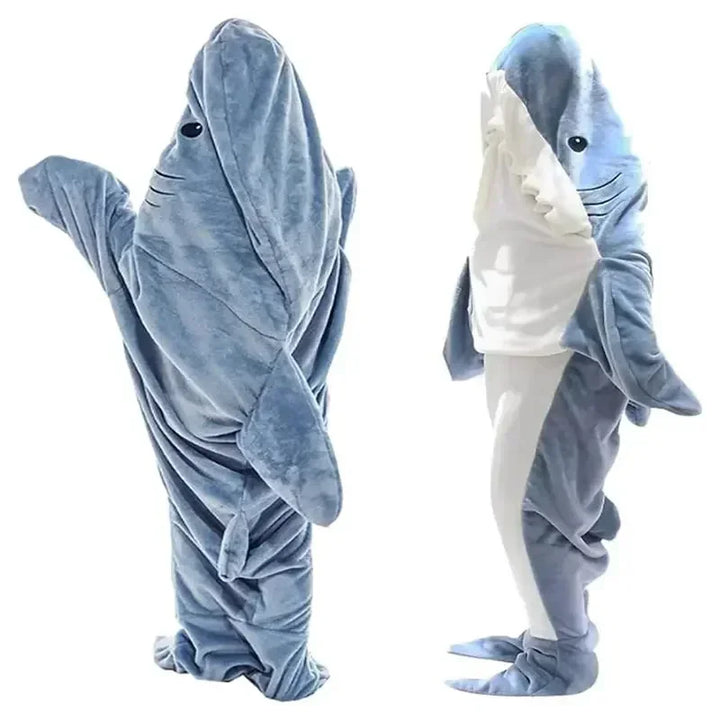 Snuggly Shark Cozy Hooded Onesie Bowliftanket | Bowlift