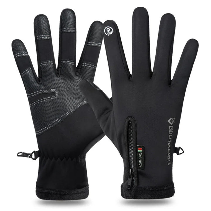 BowLift | IronRide Motorcycle Winter Gloves | Waterproof & Windproof | Fleece Lined & Touchscreen Compatible | Tactical Design