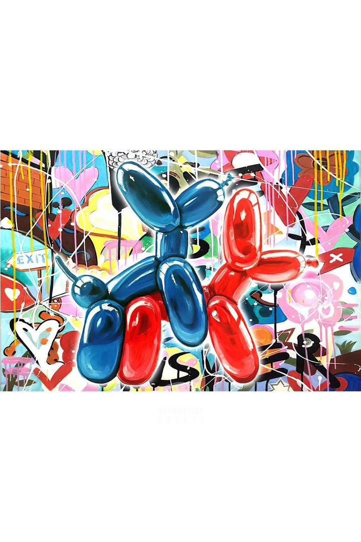 matching Graffiti Balloon Poster | Bowlift