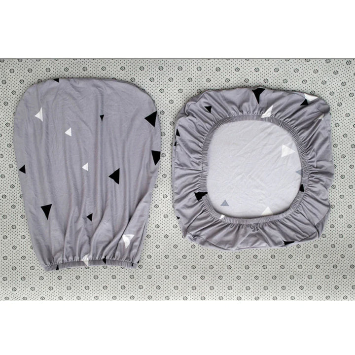 BowLift | 2-piece Split Office Rose Chair Covers