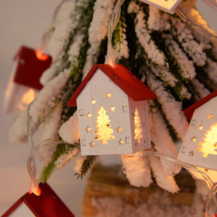 BowLift | LED Christmas Houses Made of Wood with Festive Lighting
