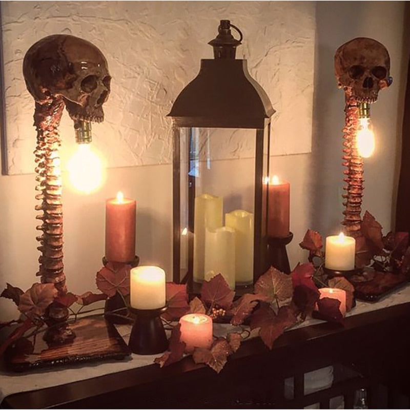 BowLift | Skeleton Skull Table Lamp