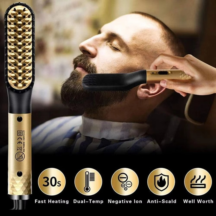 BowLift | Professional Mini Ceramic Beard Straightening Brush