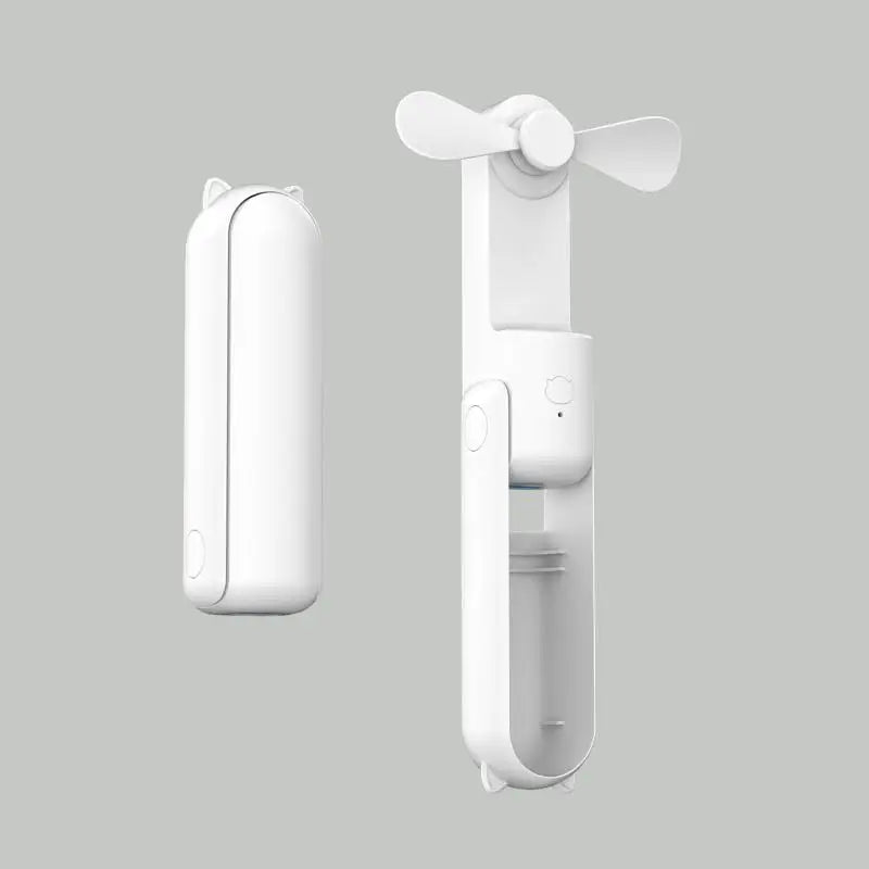 New Handheld Portable Mini Fan - Creative, Three-Speed Adjustable, Solid Color, USB Rechargeable Small Fan | Bowlift