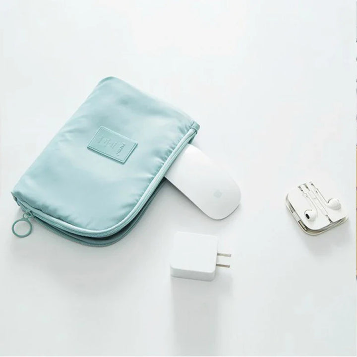 BowLift | Tech Bag Cable Bag Waterproof | Electronics Organizer for Travel | Compact & Durable | Nylon 23x15cm