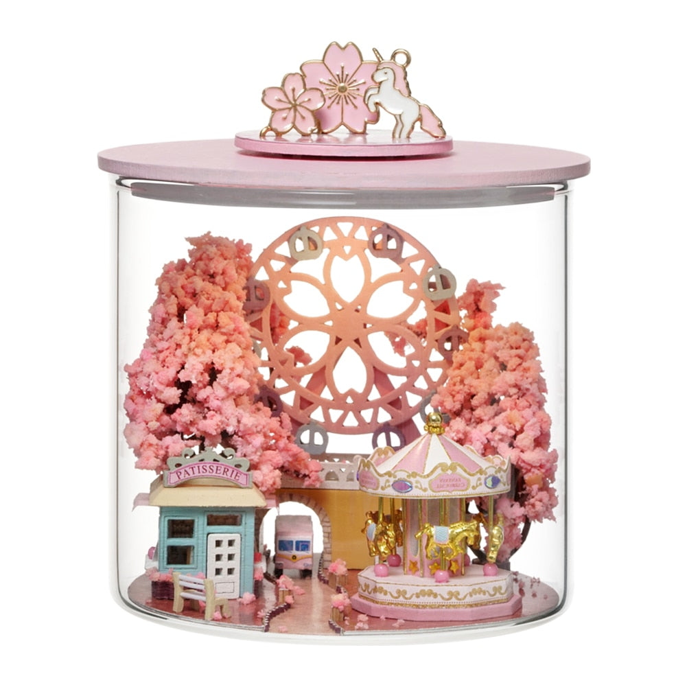 Mini Mansion Wooden Furnished Doll House | Bowlift