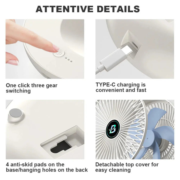 Household Dual-use Kitchen Fan | Bowlift