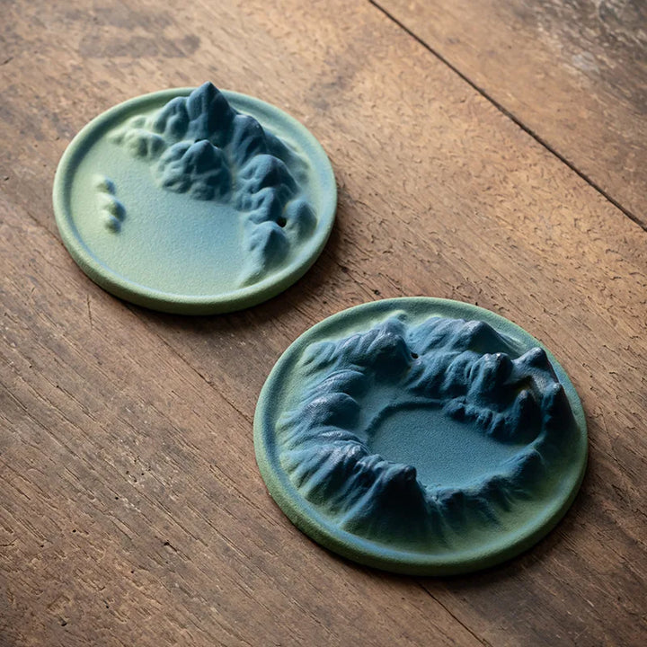 Mistic Mountain Ceramic Waterfall Incense Burner | Bowlift