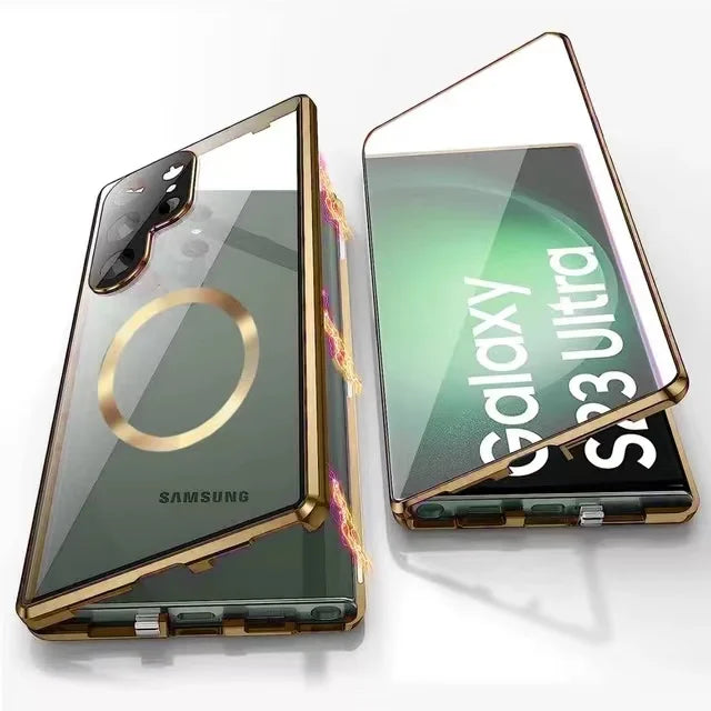 BowLift | Metal Aluminum Alloy 360 Case with Safety Closure for Samsung Galaxy S24-S23 Series