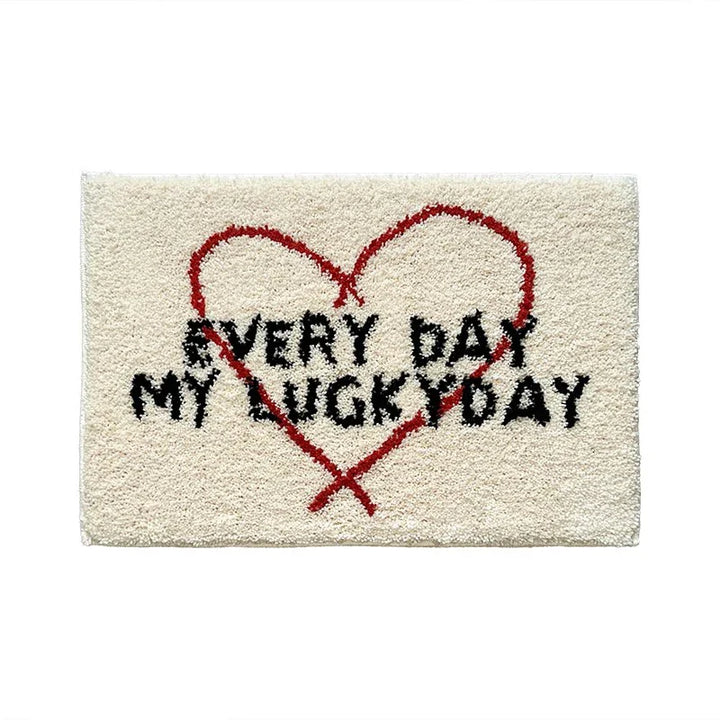 Wakey Wakey Tufted Bath Mat | Bowlift