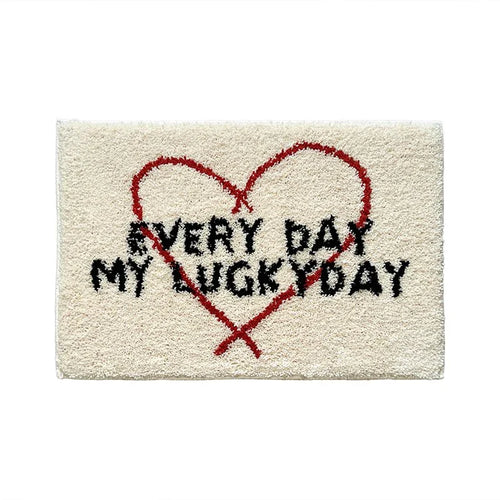 Wakey Wakey Tufted Bath Mat | Bowlift