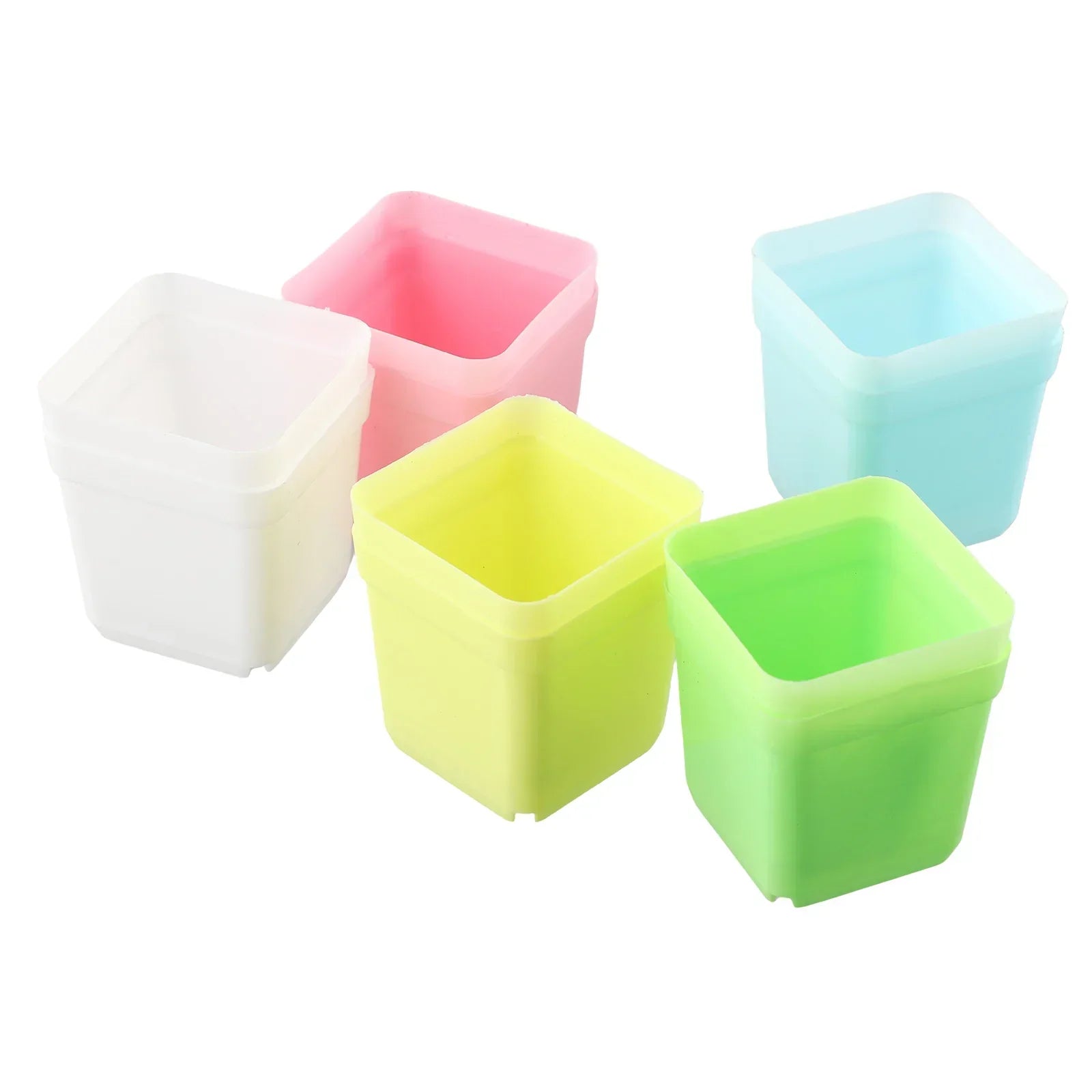 BowLift | Bloomigo Mini Flower Pot Set | Bright Colors | Weatherproof & Ventilated | For Balcony & Indoor