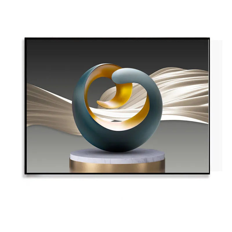 BowLift | Art View Elegant Canvas Electric Box Cover