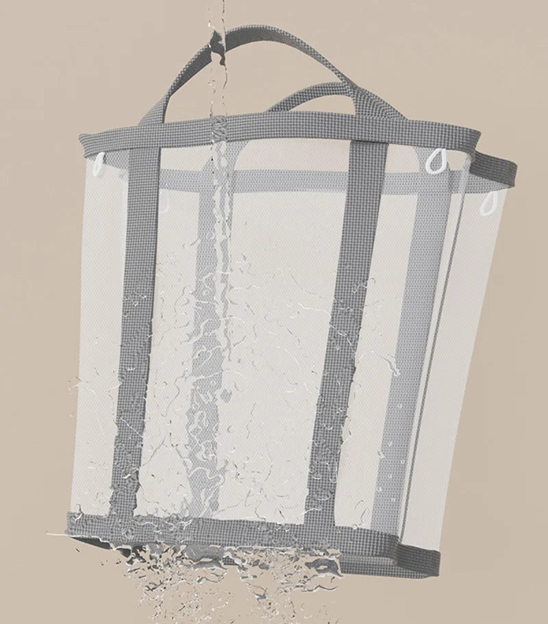 AirNylon collapsible laundry basket | Bowlift