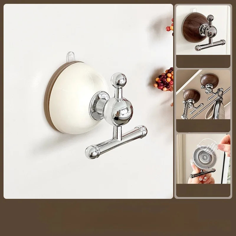 Punch-Free Quick Hang Wall Suction Cup Hook | Bowlift