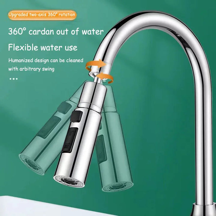 HydroFlex360 kitchen faucet attachment with 360° rotation | Bowlift