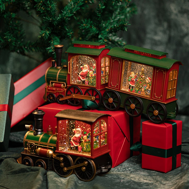 BowLift | Santa Claus Christmas Train Music Box