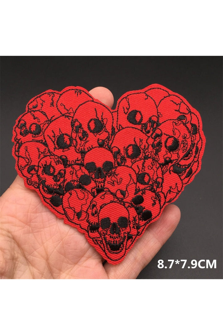 Punk embroidered patch set | Bowlift