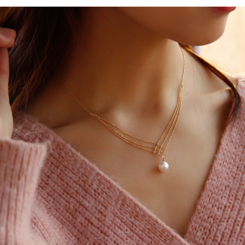 BowLift | Bohemian Drop Stylish Pearl Necklace