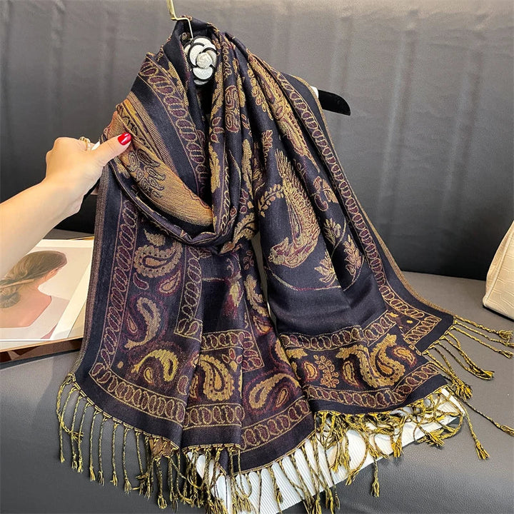 BowLift | Élégancea | Women's Scarf | Cashmere Feel | 70 × 190 cm | Luxury Print & Warm