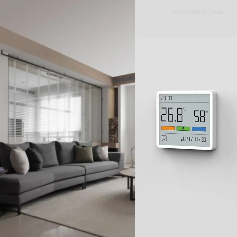 All-in-One Indoor Humidity Meter Clock Digital Thermometer | Bowlift