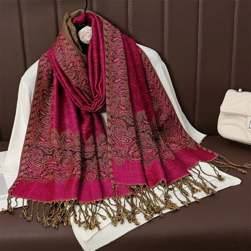 BowLift | Élégancea | Women's Scarf | Cashmere Feel | 70 × 190 cm | Luxury Print & Warm