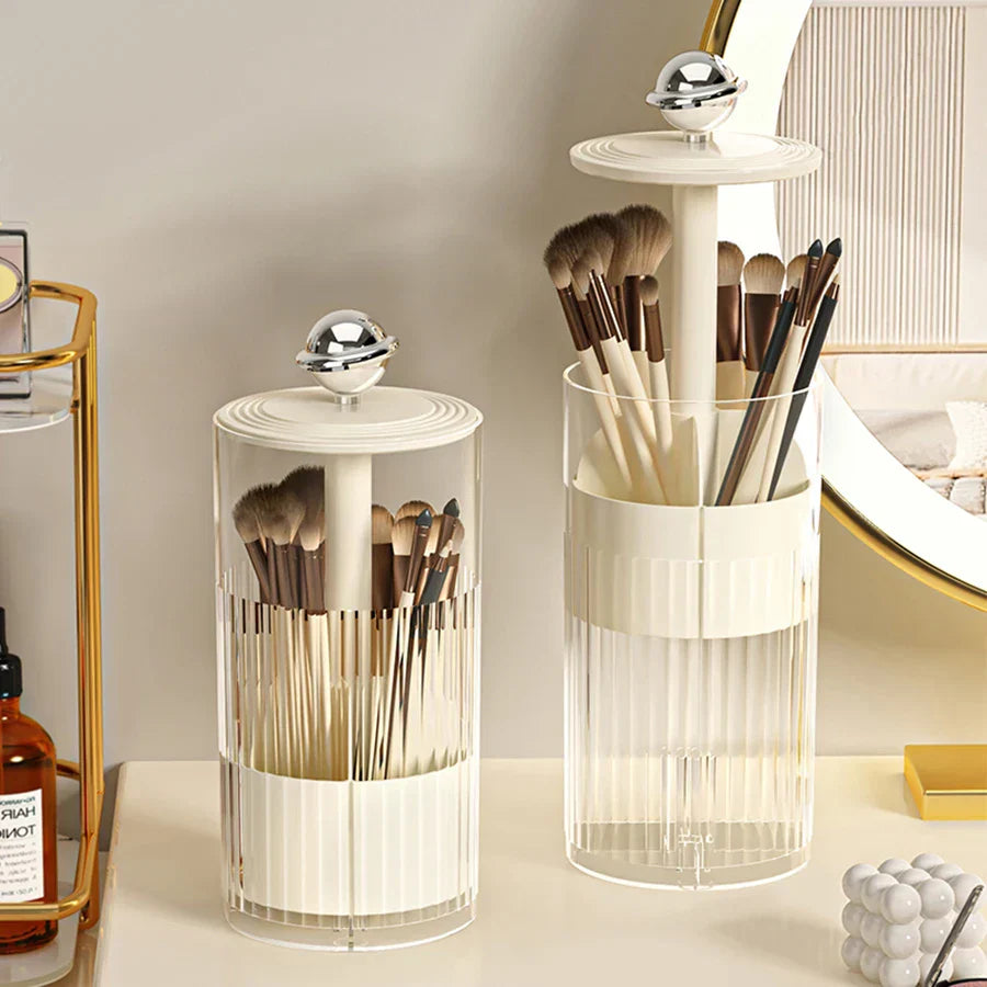 Auto Lift & Luxe Makeup Brush Organizer | Bowlift