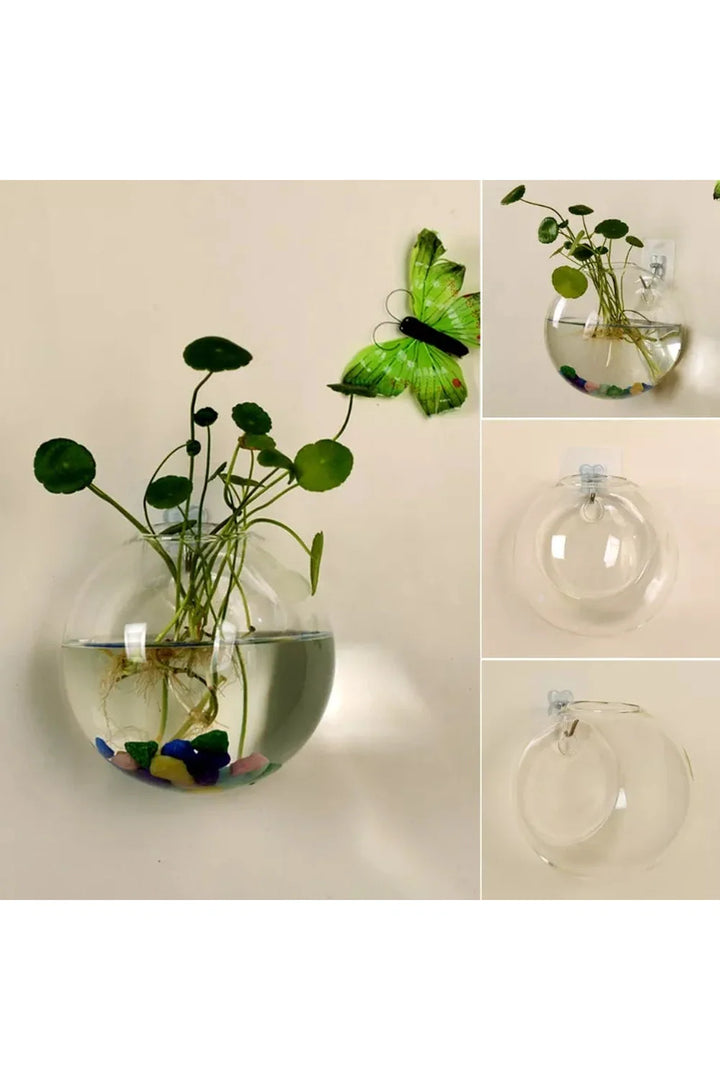 Glass wall vase | Bowlift