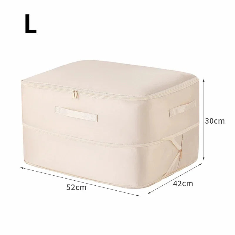 Storage bag for bedding with 40% space savings | Bowlift