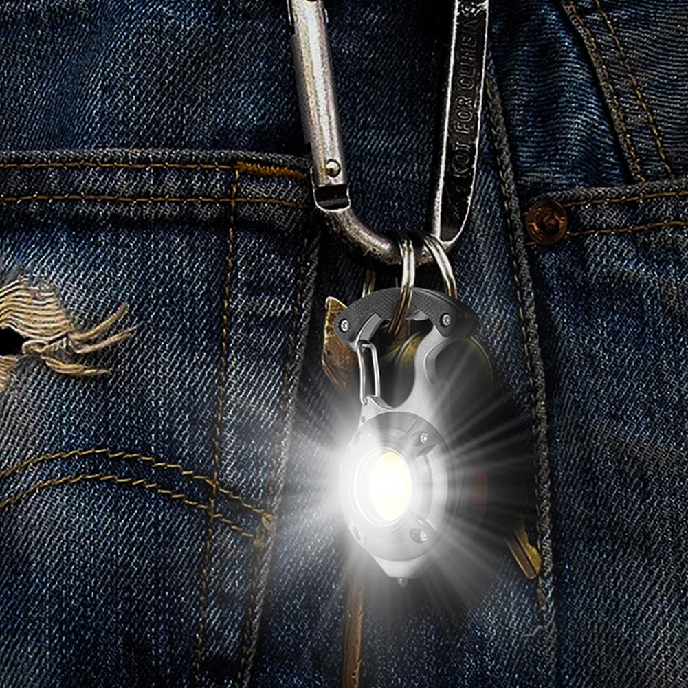7in1 Pocket Lamp Survival Camping Keychain | Bowlift