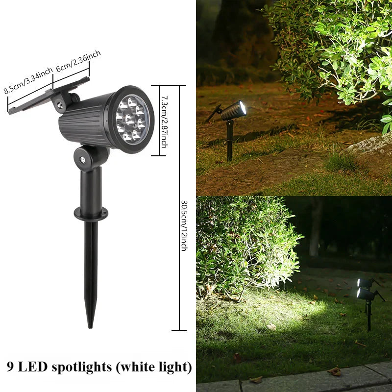 Solar LED Garden Spotlight Outdoor | Bowlift