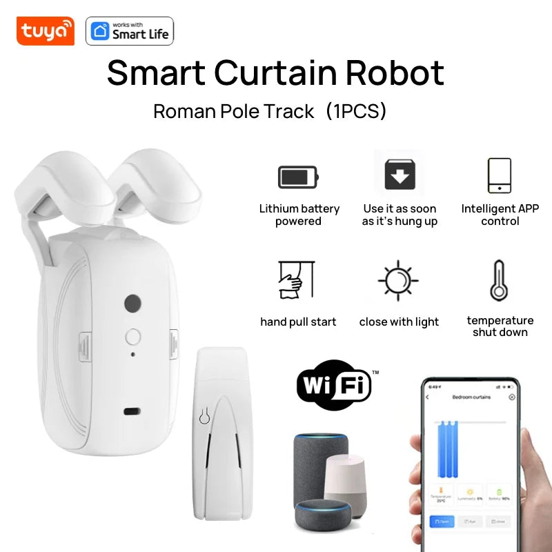 GlideEase — Comfortable curtain control that instantly relaxes your life | Bowlift