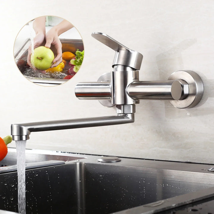BowLift | Modern Wall Faucet for Bathroom and Kitchen