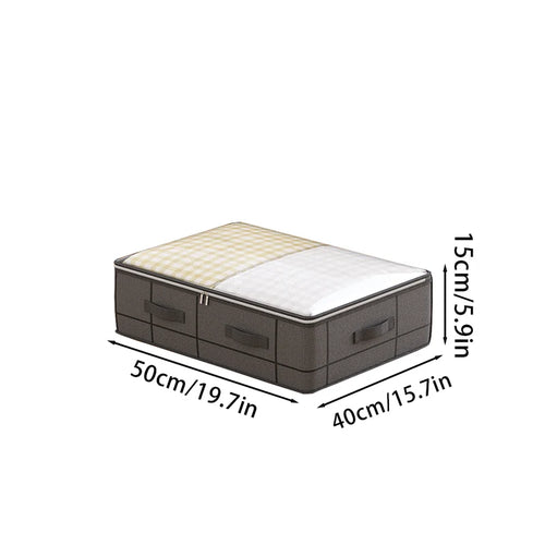 BowLift | Hidevera Underbed Bag | Foldable & With Window | Tear-Resistant & Breathable | For Bedding & Clothing