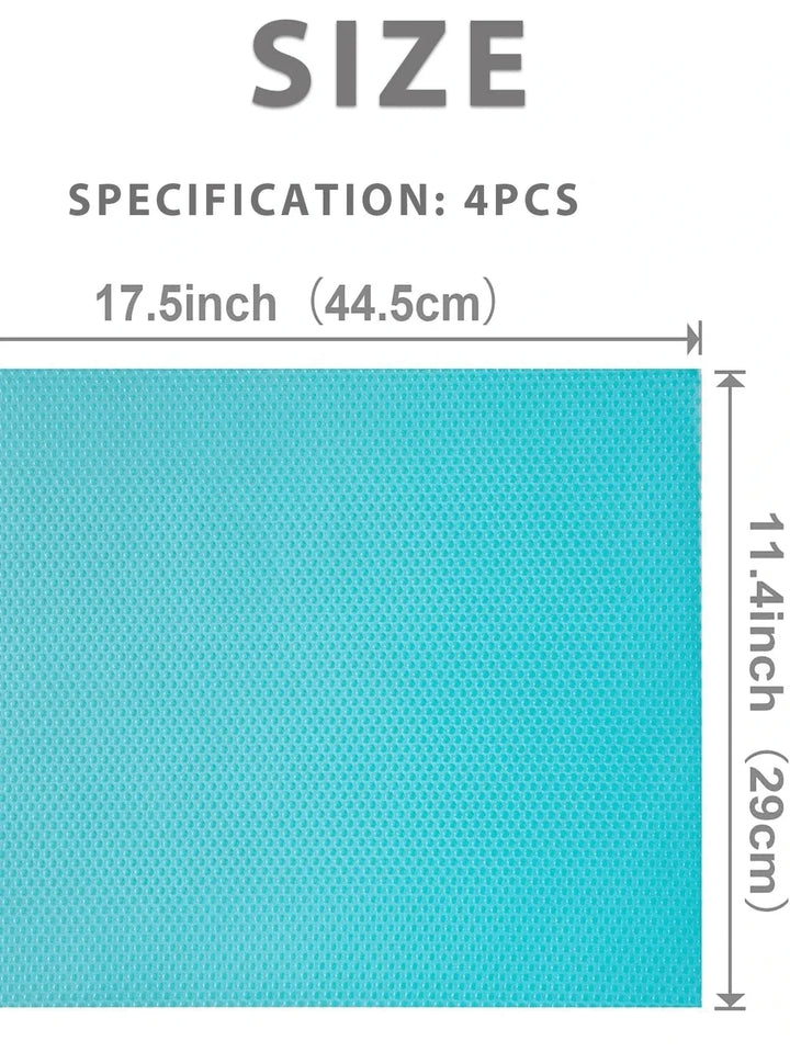 BowLift | Refrigerator mats FreshLiner | 29×45 cm | EVA cutting mats | BPA-free | For refrigerator, drawer & shelf
