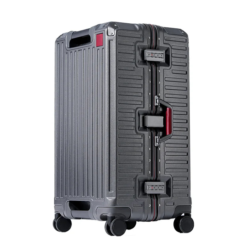 BowLift | Zagreb – Wide Handle Hardshell Suitcase with Aluminium Frame & 360° Spinner Wheels