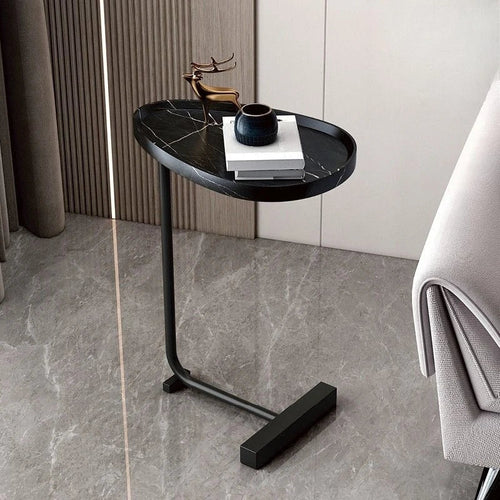 BowLift | C-Shaped Mobile Side Table Ideal for Sofa or Bed
