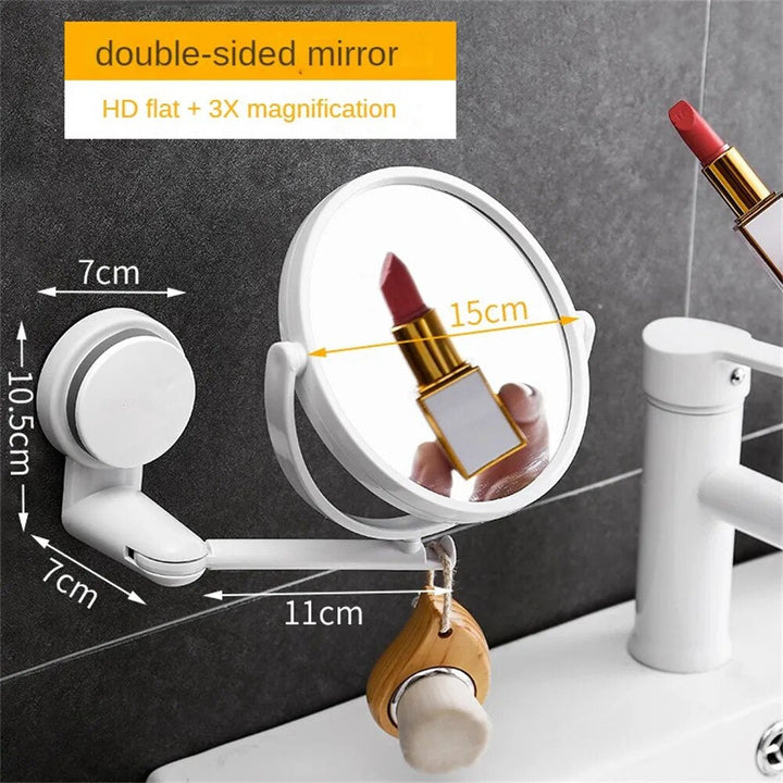 All-Angle Elegance 3X Magnification Wall Mirror | Bowlift