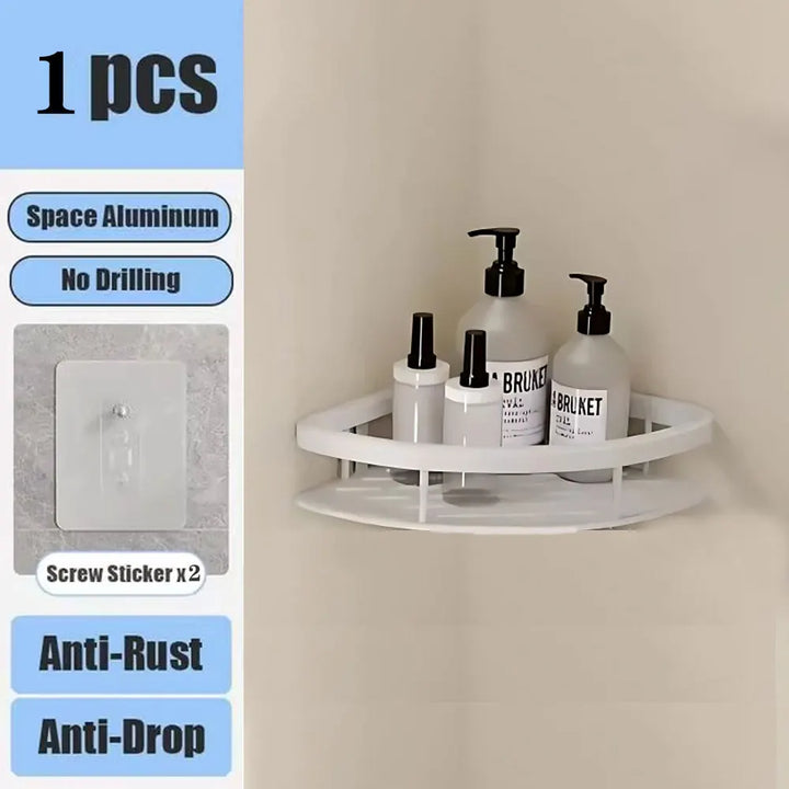 Shower shelf without drilling aluminum | Bowlift