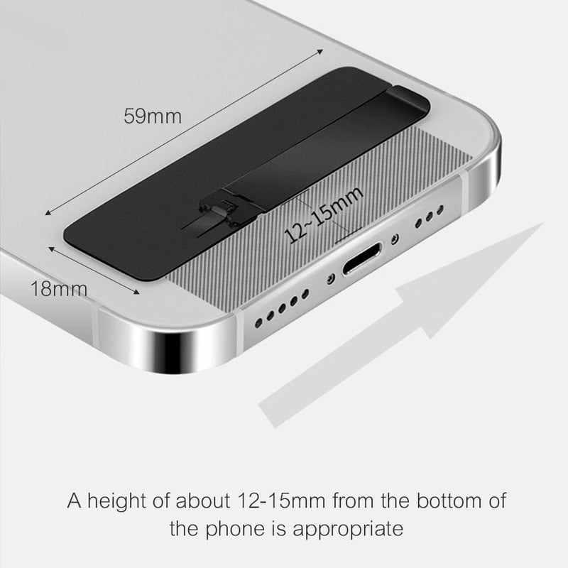 BowLift | Invisible Metal Sticky Phone Holder Bracket