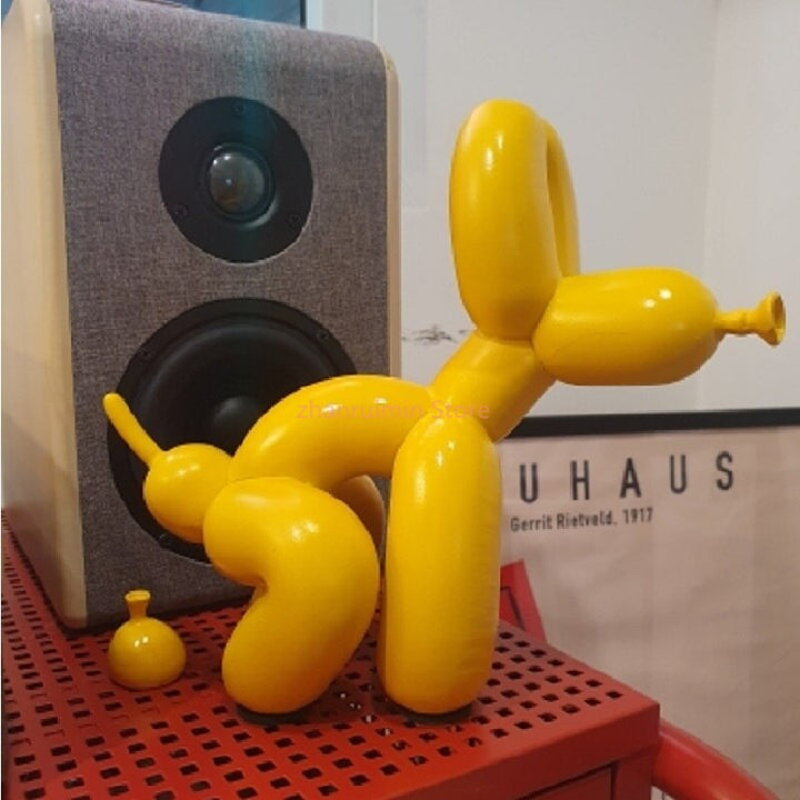 BowLift | Balloon Dog Sculpture, Balloon Art Statue, Mini Collectible Figurine, Home Decoration, Resin Figure, Desk Accessories, Room Decoration